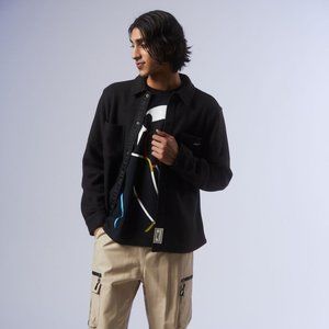 Parlez Black Fleece Shirt